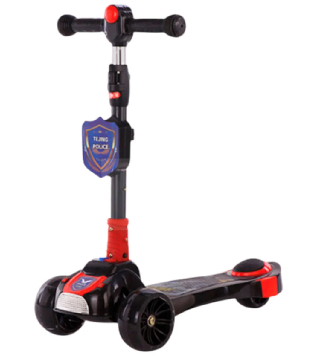 Самокат Scooter с тремя колесами и LED подсветкой, ассортимент foto