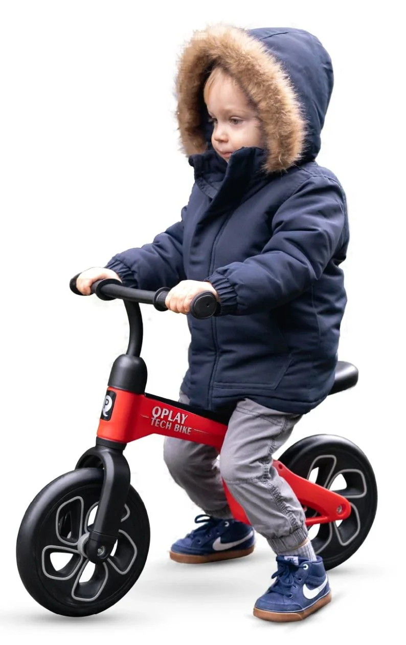 Bicicleta fara pedale Qplay Tech Red foto