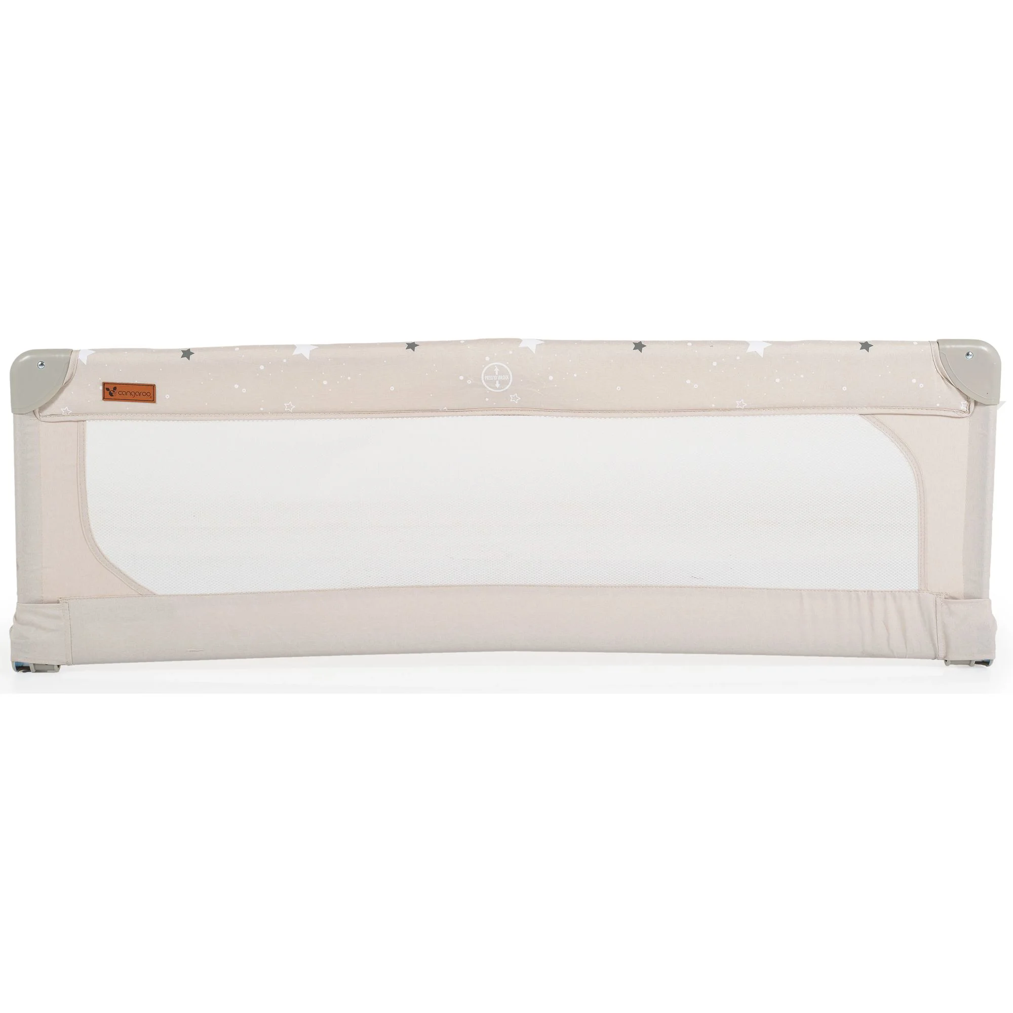 Защитный барьер на кровать Moni Linen Beige, 130 см foto