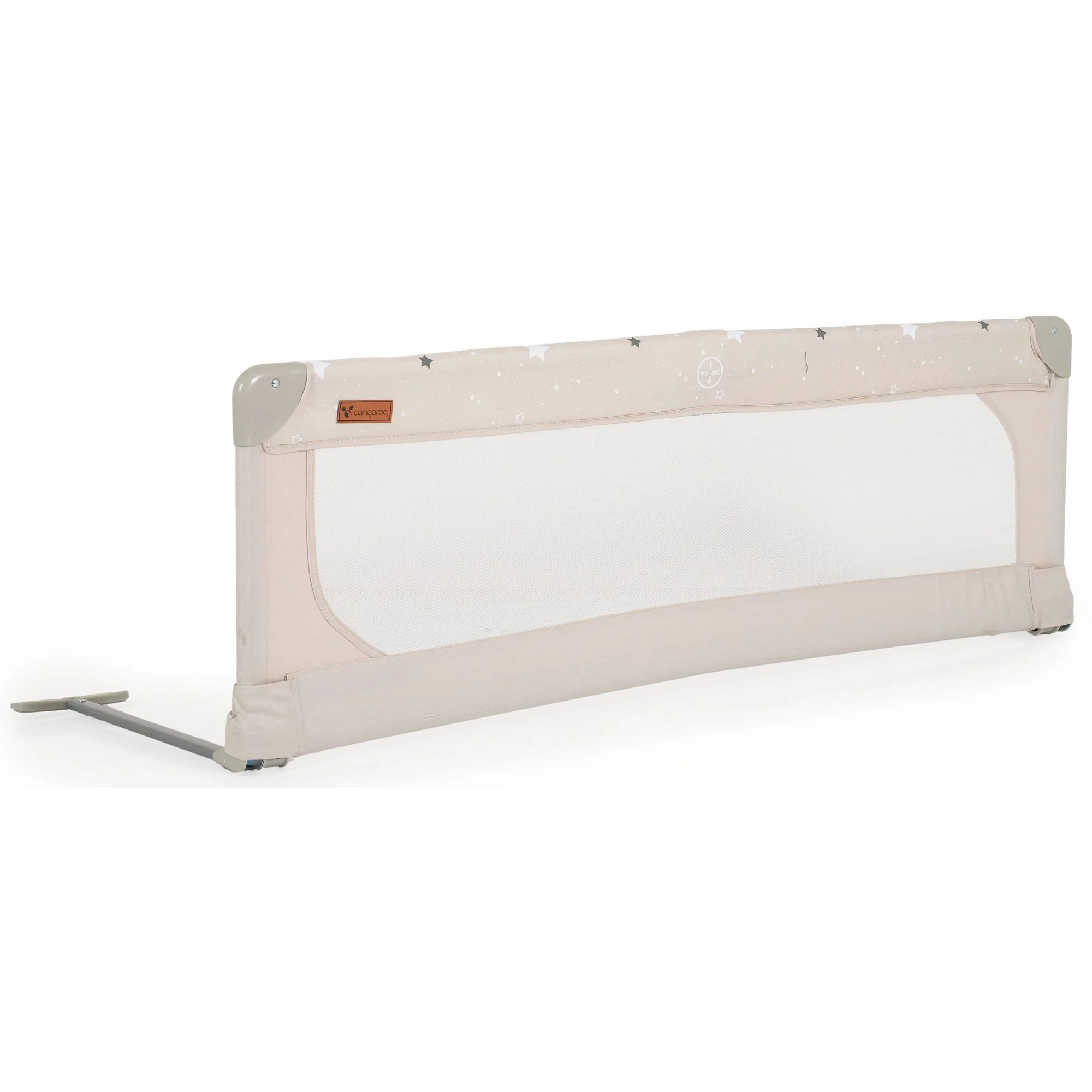 Защитный барьер на кровать Moni Linen Beige, 130 см foto