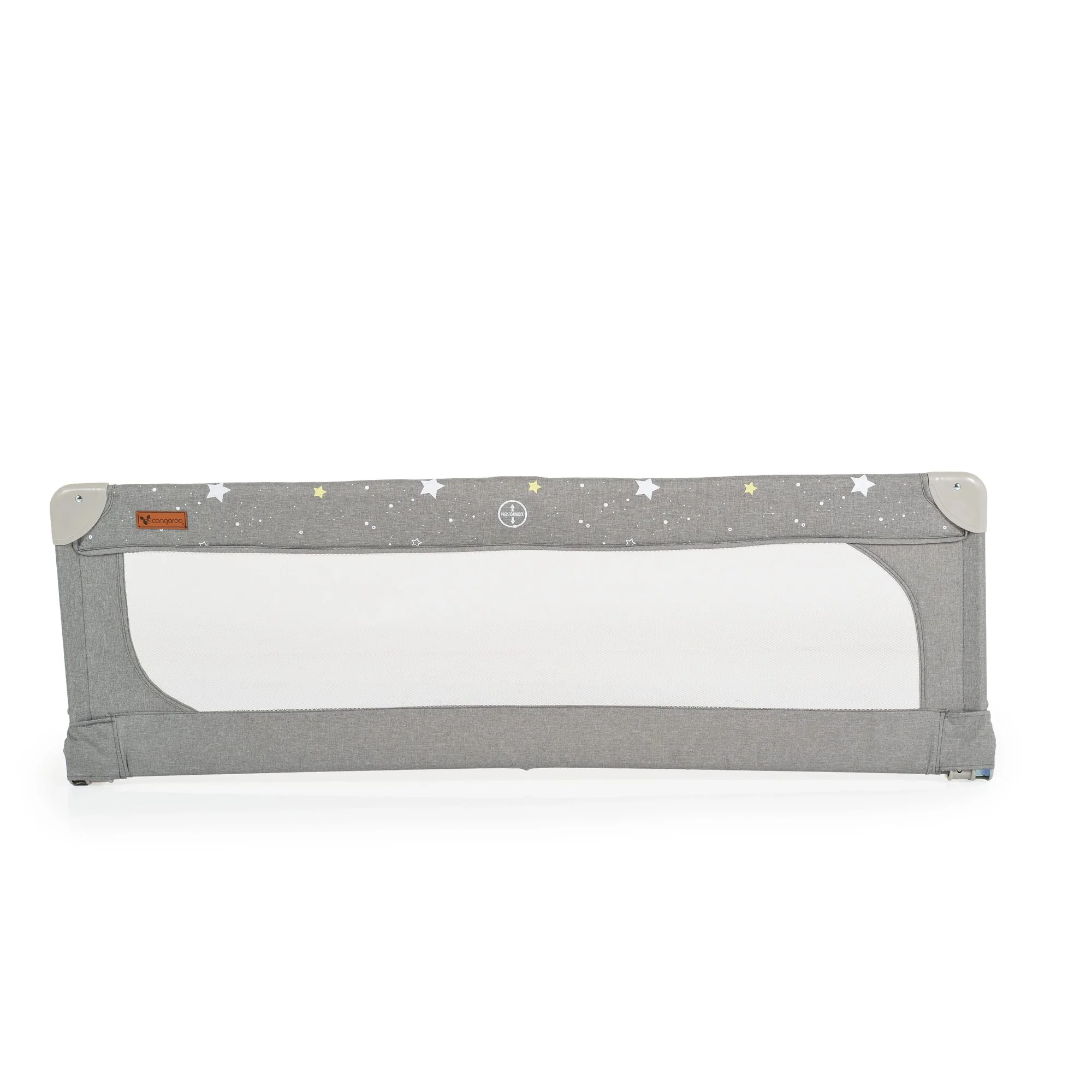 Защитный барьер на кровать Moni Linen Gray, 130 см foto