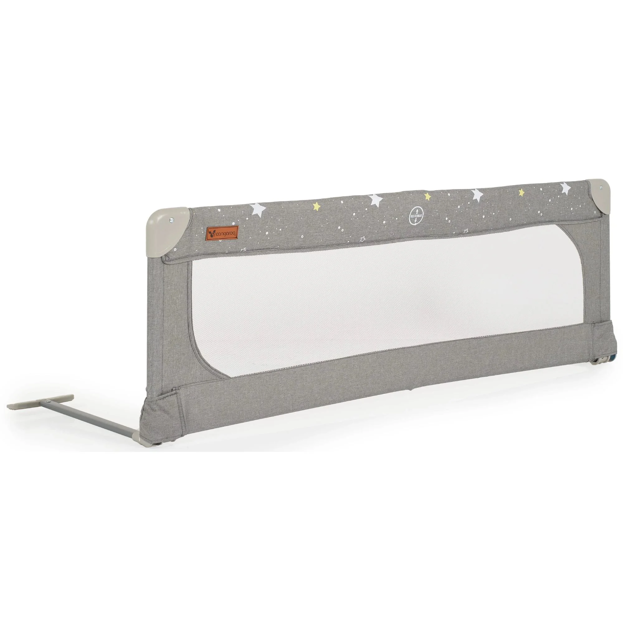 Защитный барьер на кровать Moni Linen Gray, 130 см foto