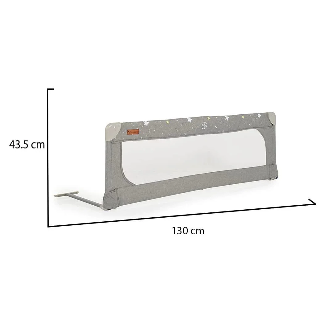 Защитный барьер на кровать Moni Linen Gray, 130 см foto