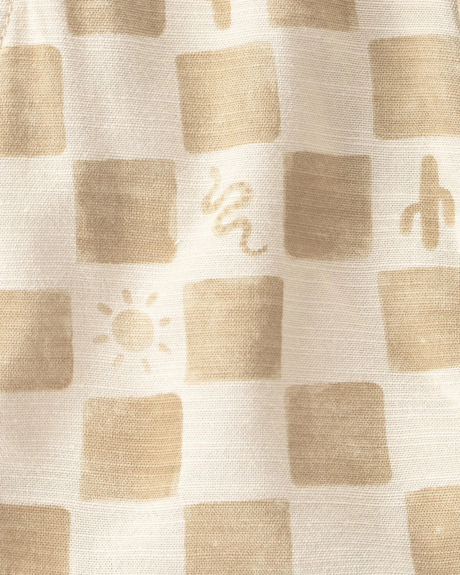 OshKosh Pantaloni scurti cu imprimeu Beige foto