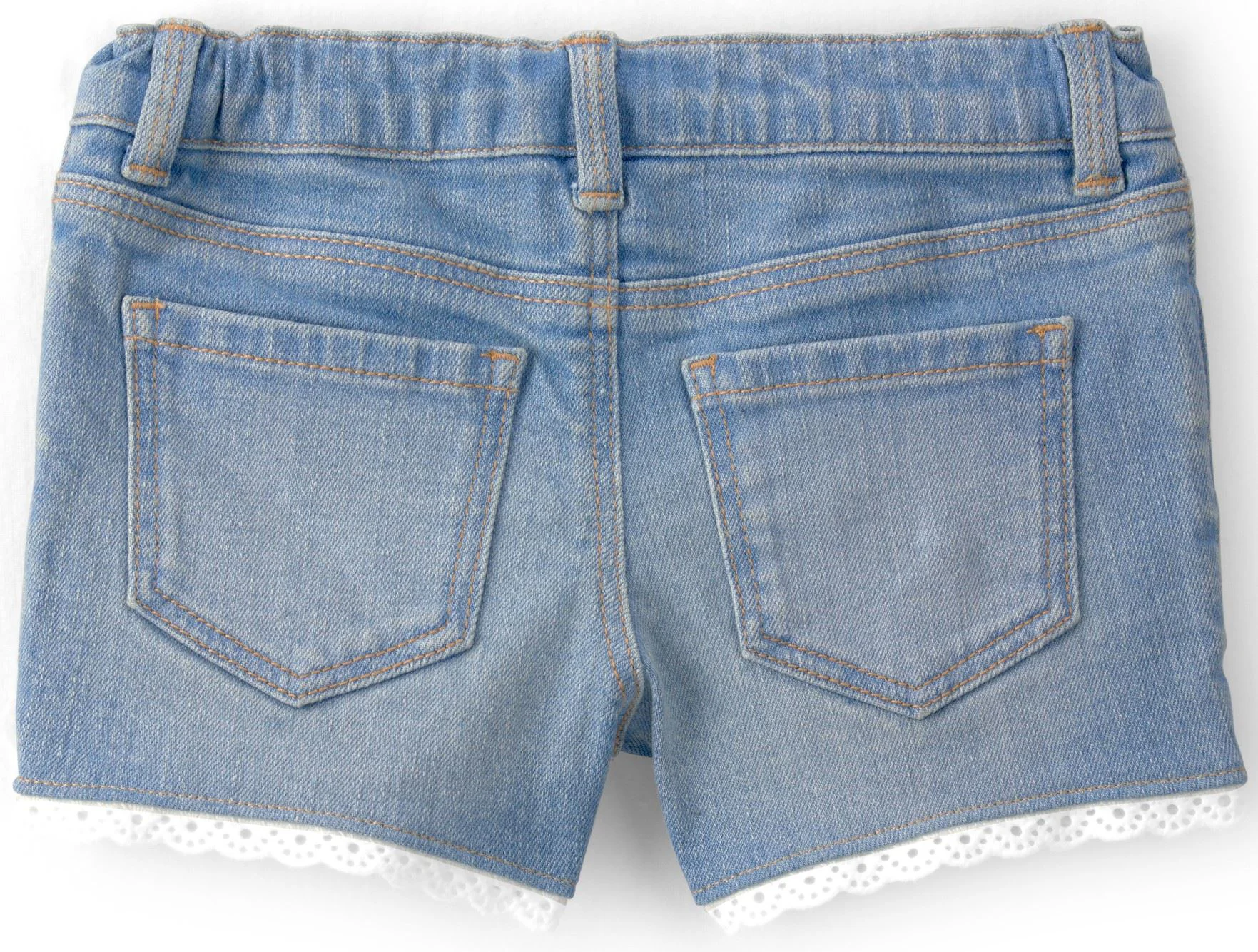 OshKosh Джинсовые шорты с вышивкой Eyelet Trim foto