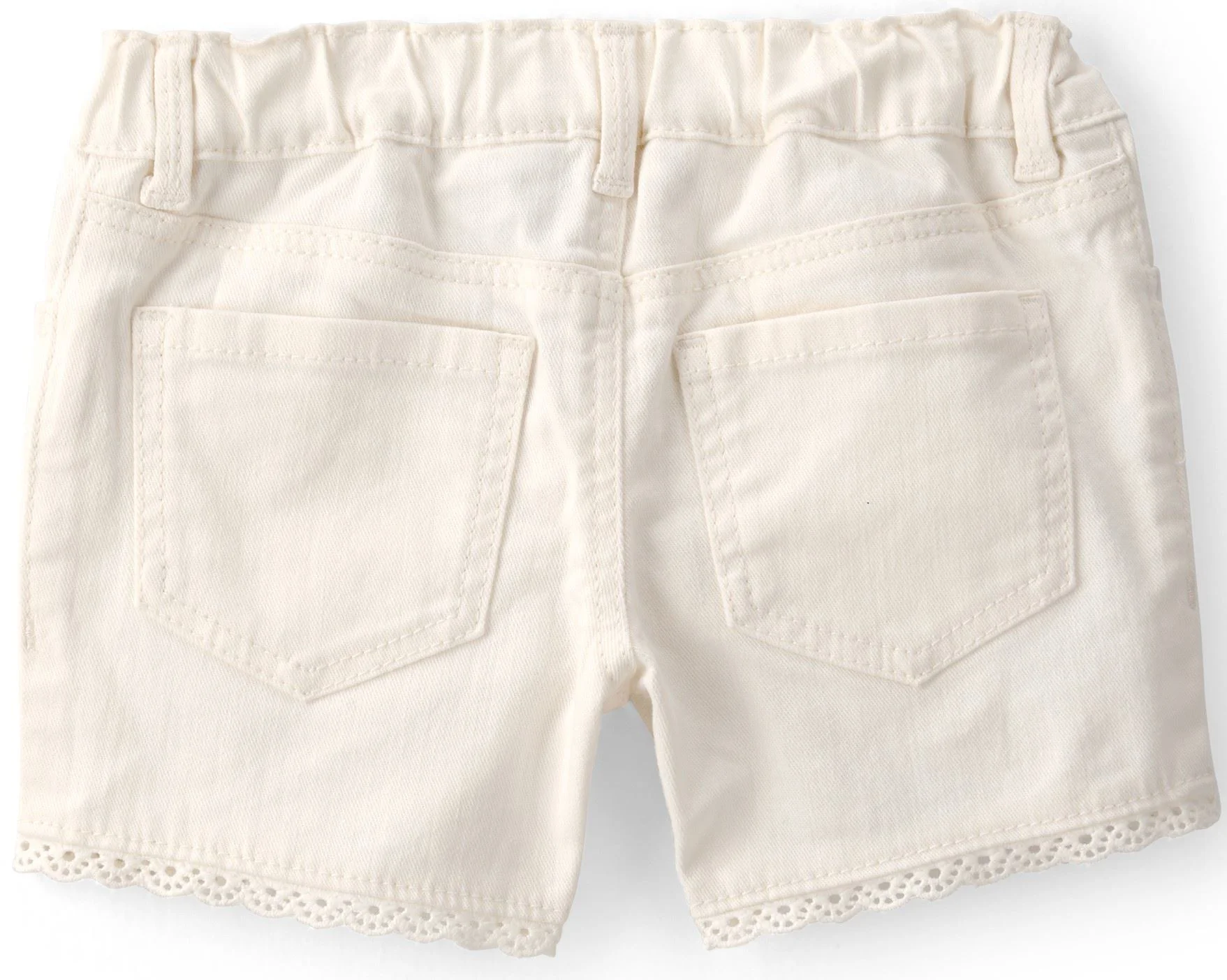 OshKosh Джинсовые шорты с вышивкой Eyelet White foto