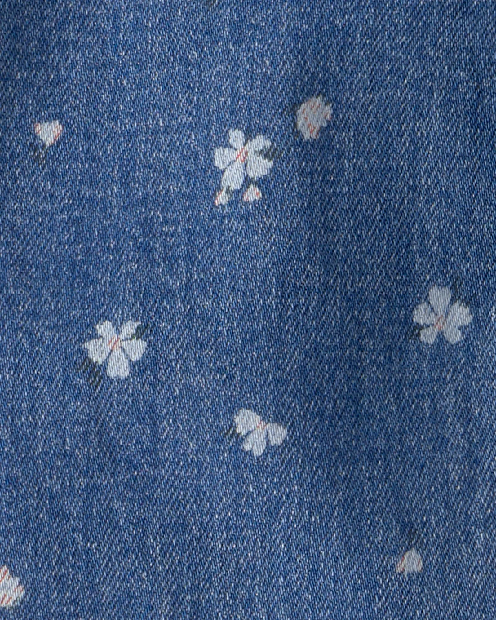 OshKosh Джинсовая куртка с цветочным принтом Dark Wash Floral foto