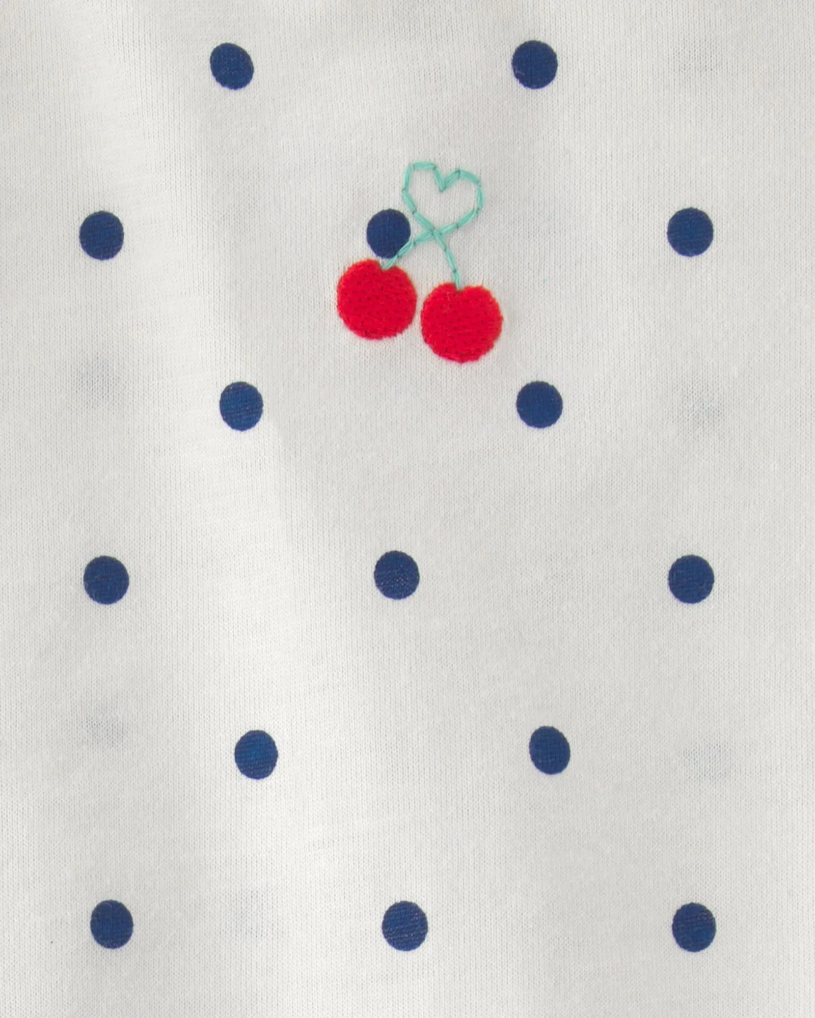 Carter's Set 2 piese Blue Cherry Art - body si pantaloni scurti foto