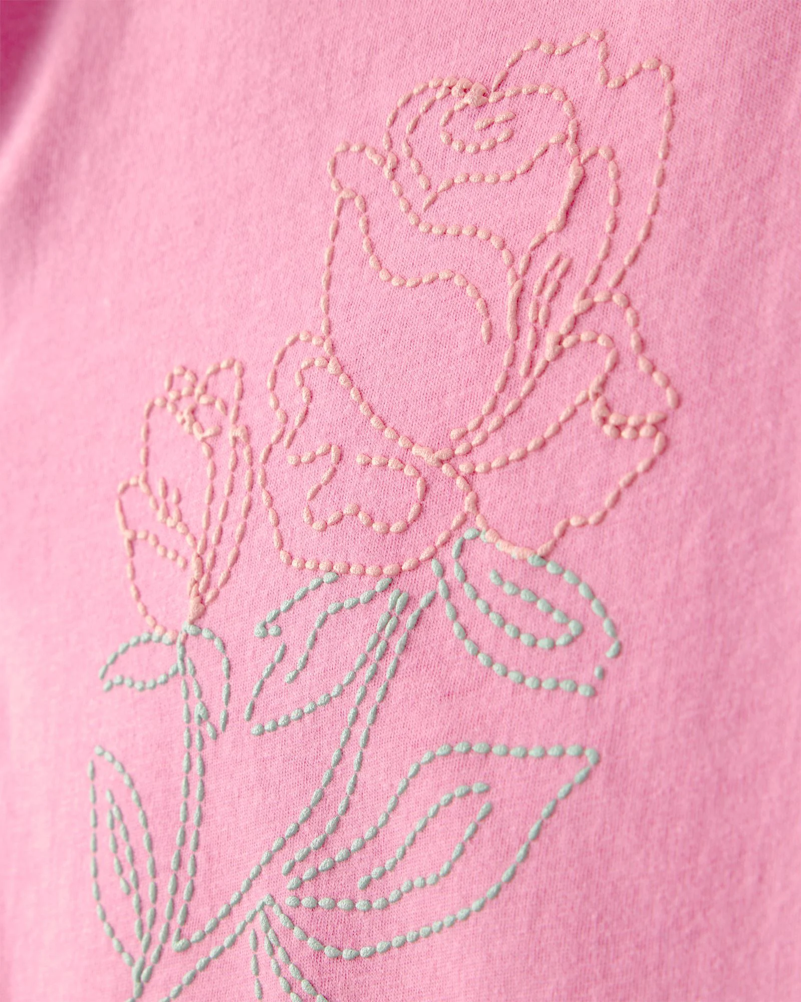 Carter's Set 2 piese Pink Flower - tricou si skort foto