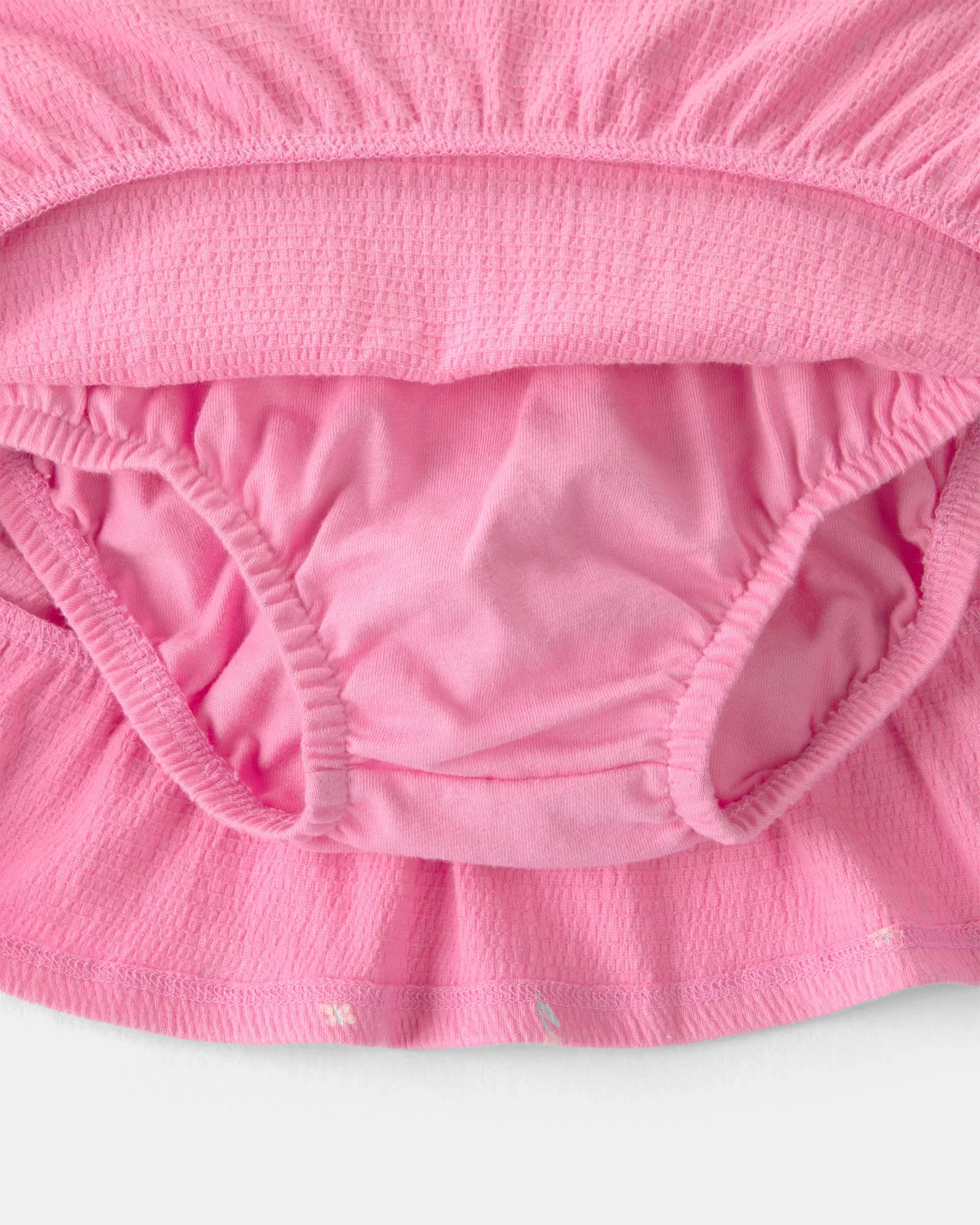 Carter's Set 2 piese Pink Flower - tricou si skort foto