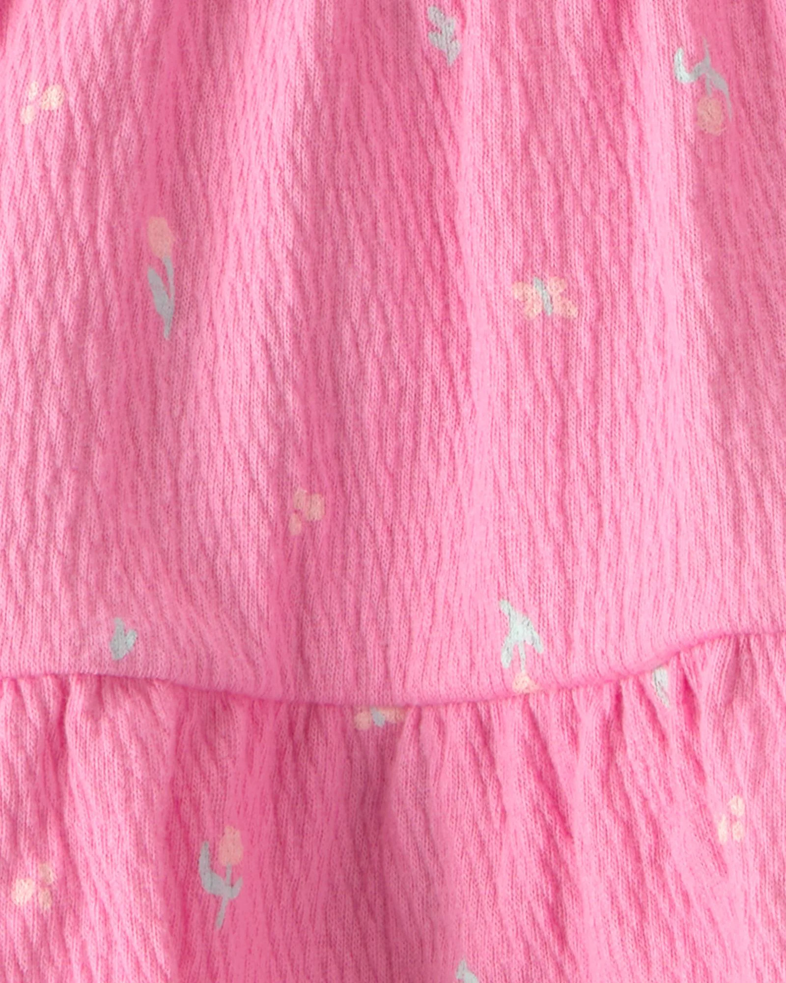 Carter's Set 2 piese Pink Flower - tricou si skort foto