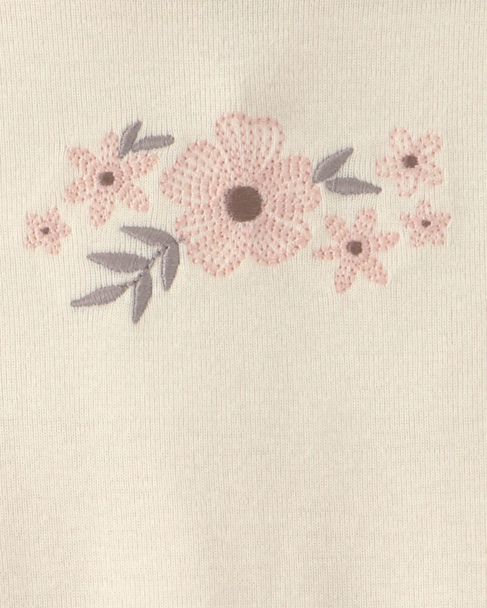 Carter's Комплект 3 в 1 Brown Floral - топ, шорты и боди foto