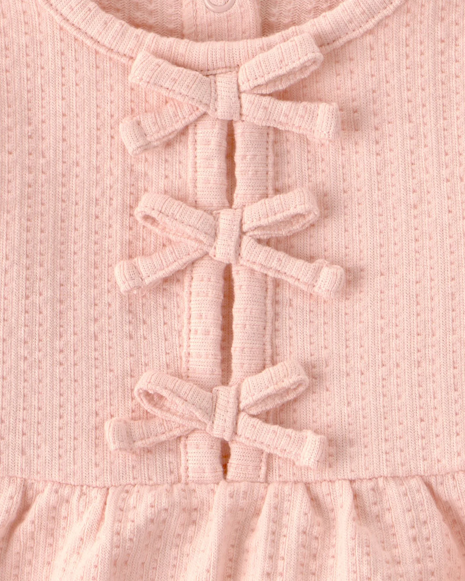 Carter's Комплект 3 в 1 Pink Seersucker - топ, шорты и боди foto