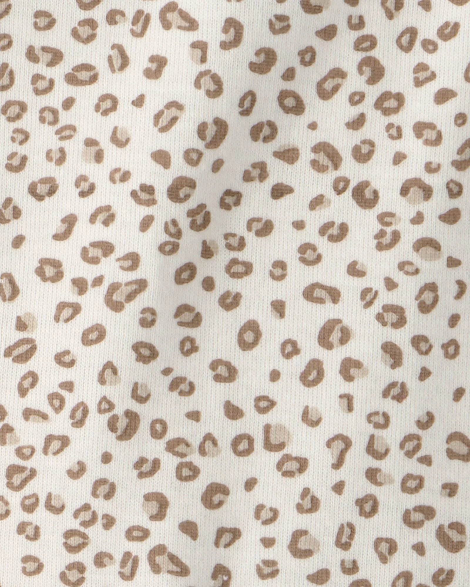 Carter's Set 3 piese Ivory Cheetah - top, pantaloni scurti si body foto