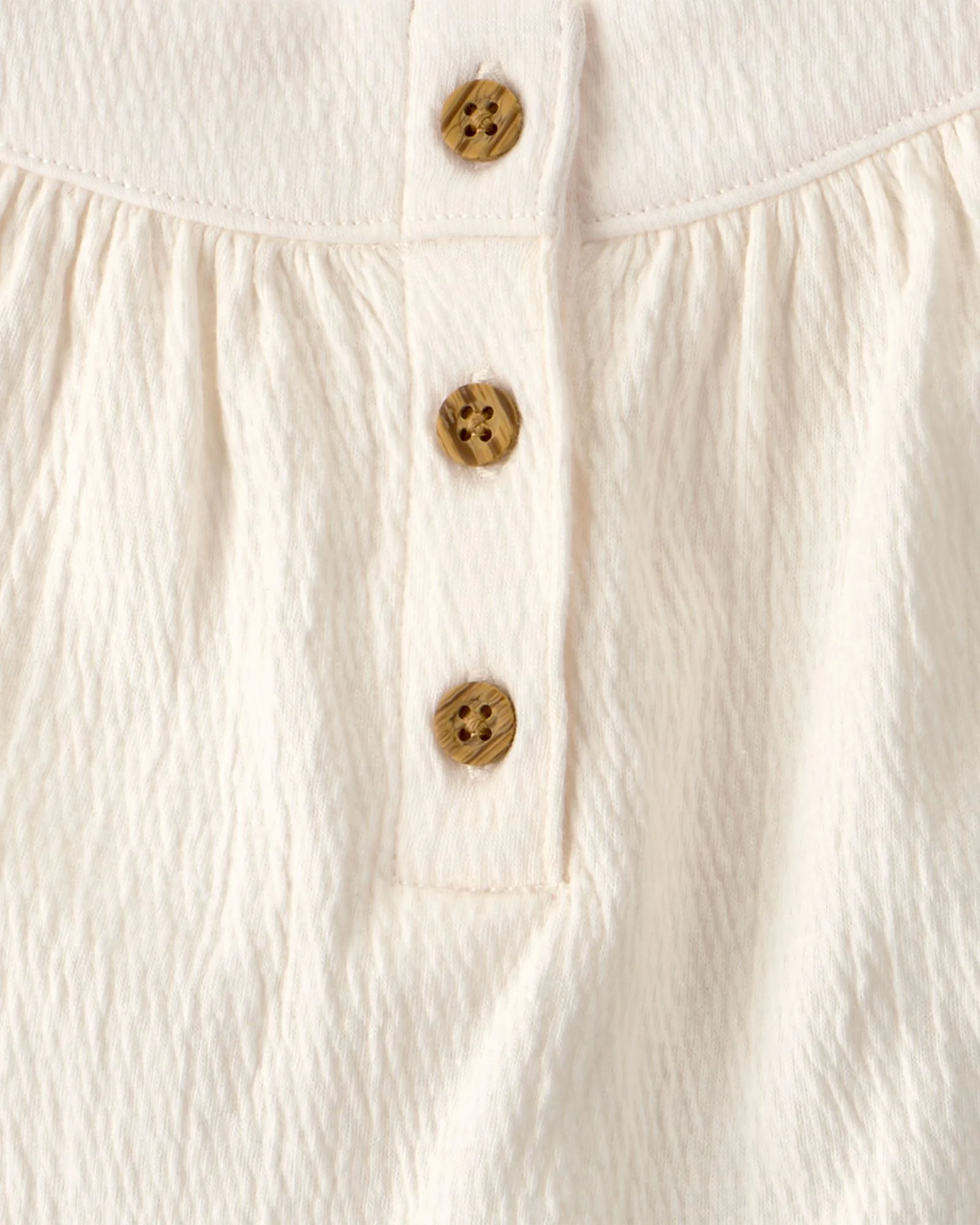 Carter's Set 3 piese Ivory Cheetah - top, pantaloni scurti si body foto