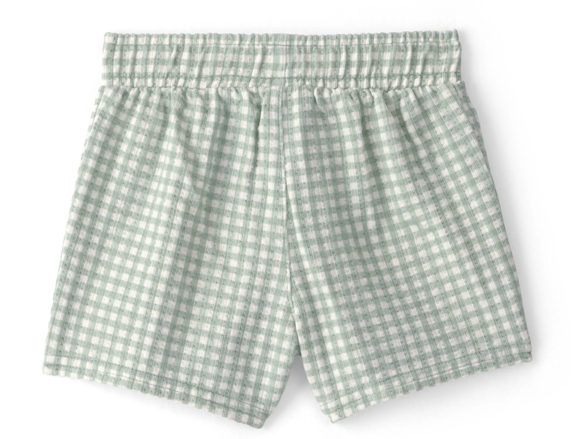 Carter's Set 2 piese Green Gingham - tricou si pantaloni scurti foto