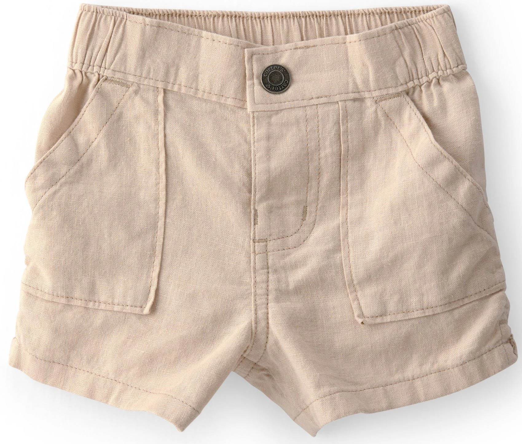 Carter's Set 2 piese Beach Khaki - camasa si pantaloni scurti foto