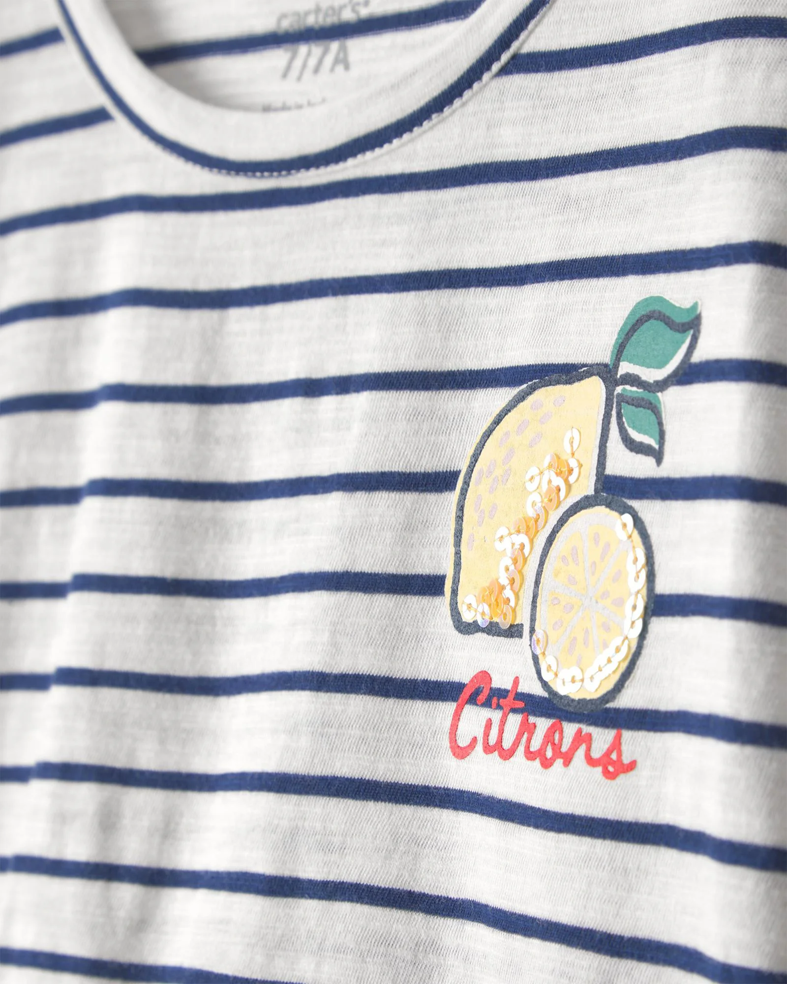 Carter's Tricou Lemon Stripe foto