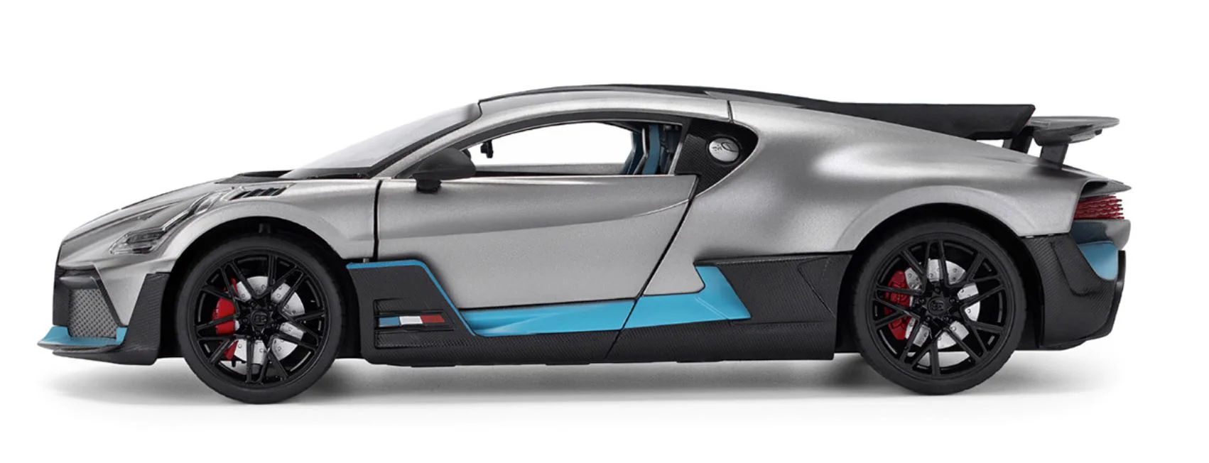 Macheta auto Techno Drive Bugatti Divo Gri, 1:18 foto