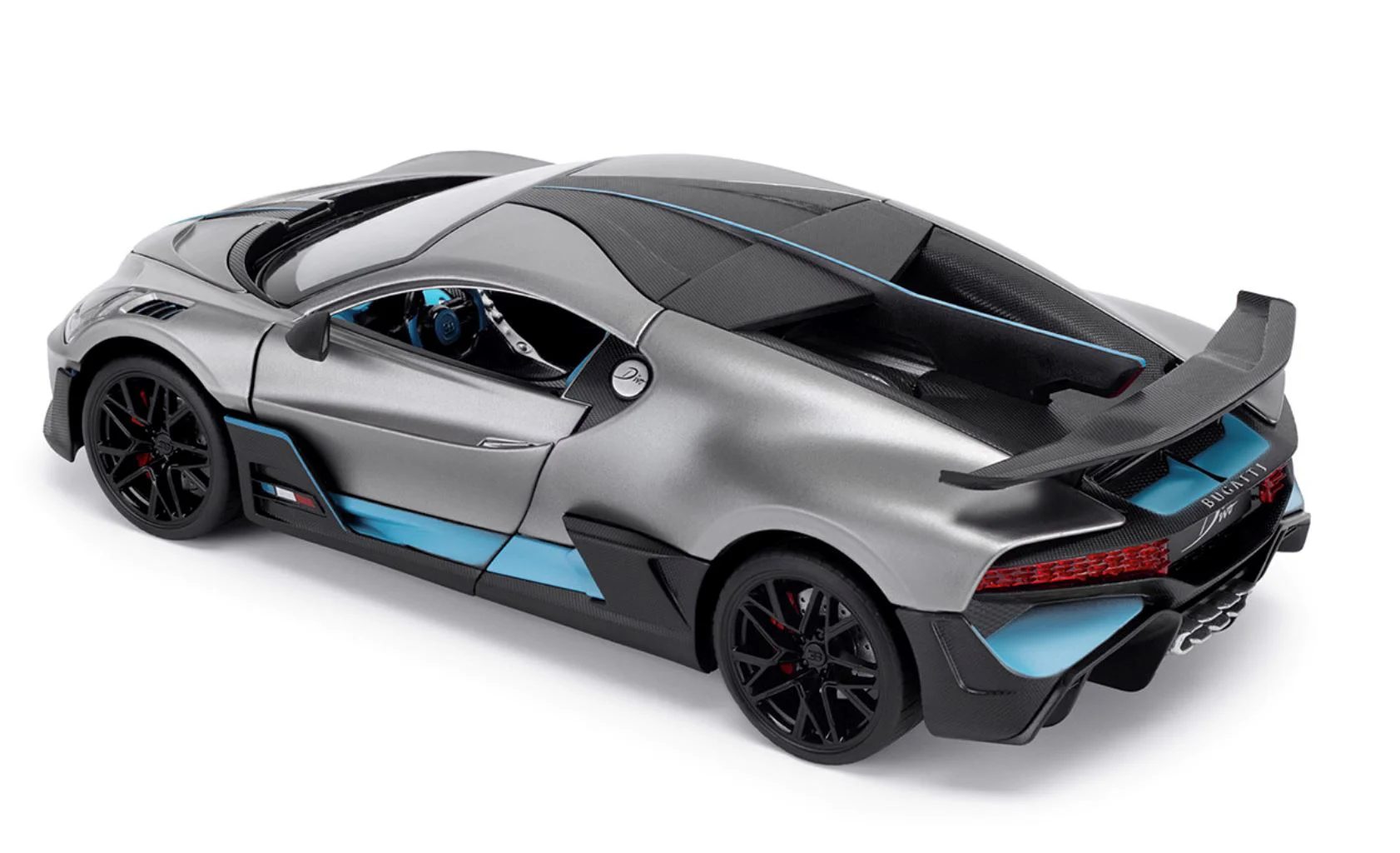 Macheta auto Techno Drive Bugatti Divo Gri, 1:18 foto