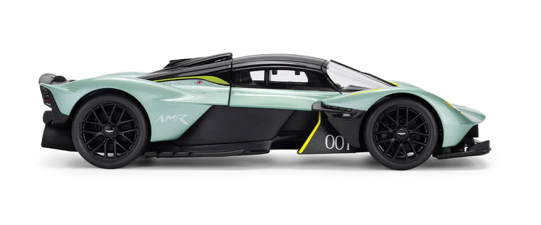 Macheta auto Techno Drive Aston Martin Valkyrie Verde, 1:18 foto