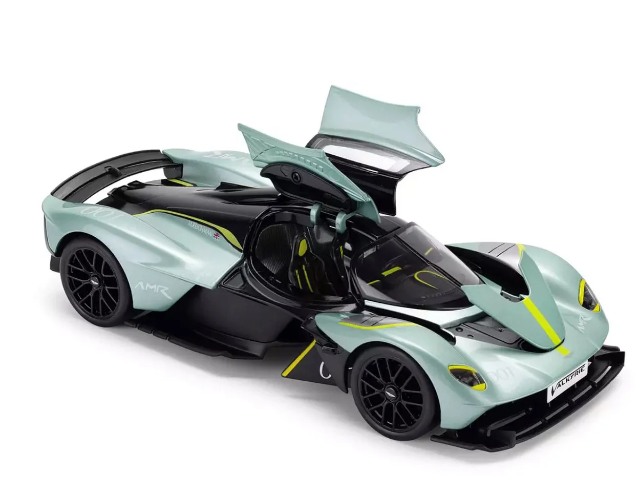 Macheta auto Techno Drive Aston Martin Valkyrie Verde, 1:18 foto