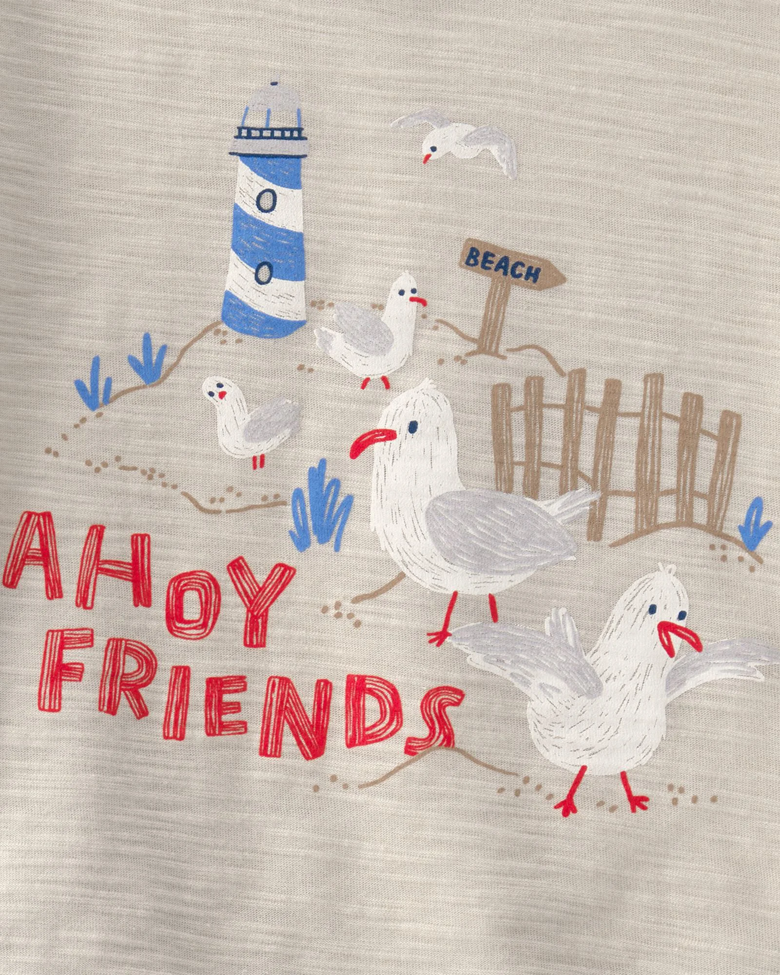 Carter's Set 2 piese Ahoy Friends - tricou si pantaloni scurti foto