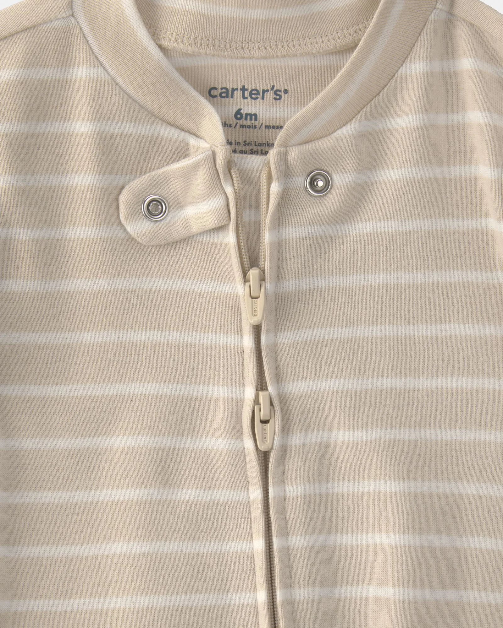 Carter's Set 2 pijamale din bumbac Tan Sports foto