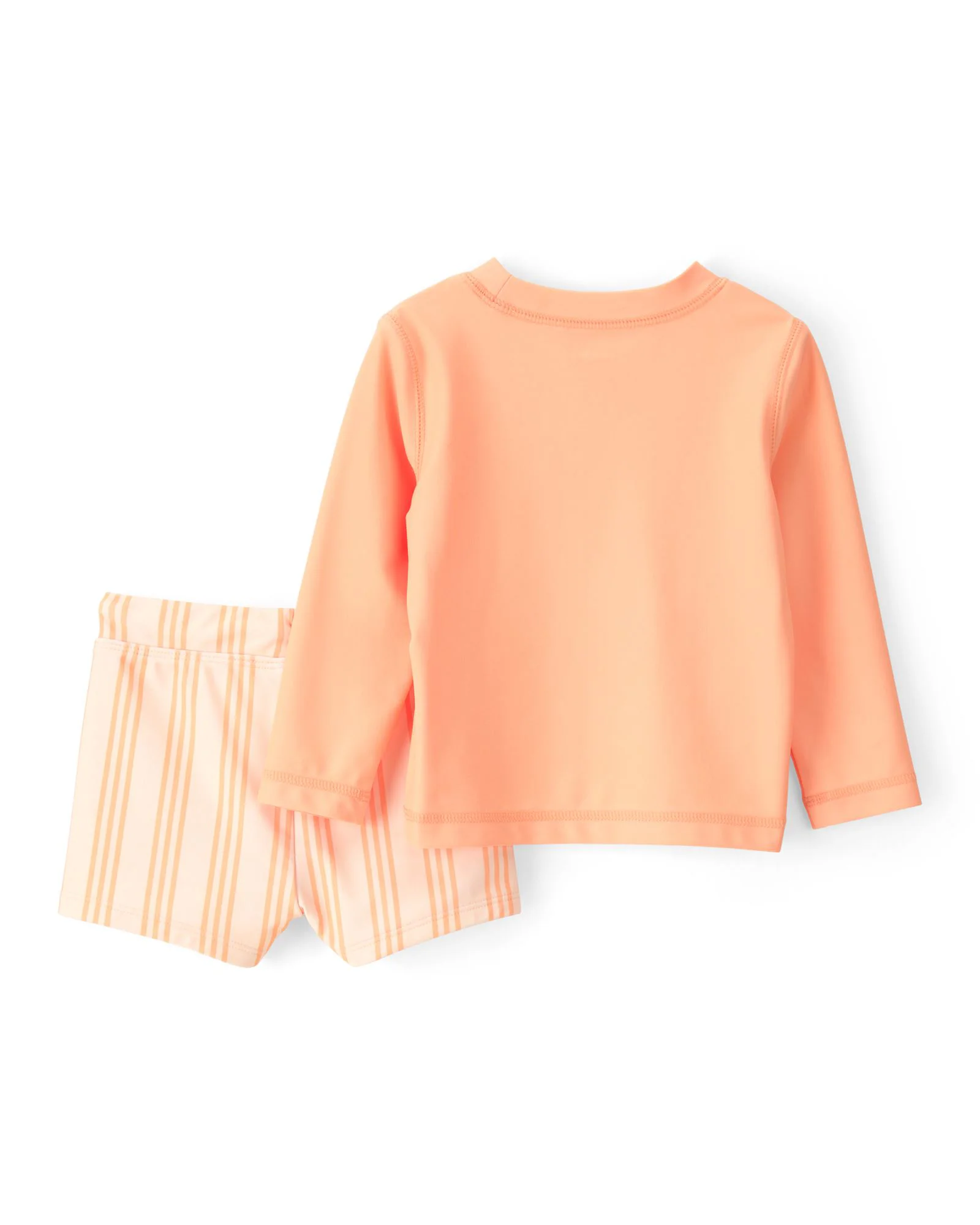Carter's Set 2 piese costum de baie Rashguard Orange - bluza cu maneca lunga si pantaloni scurti foto