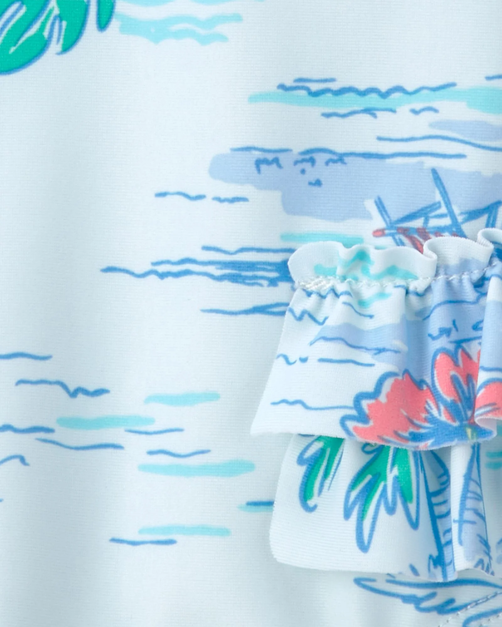 Carter's Costum de baie intreg Rashguard Blue foto