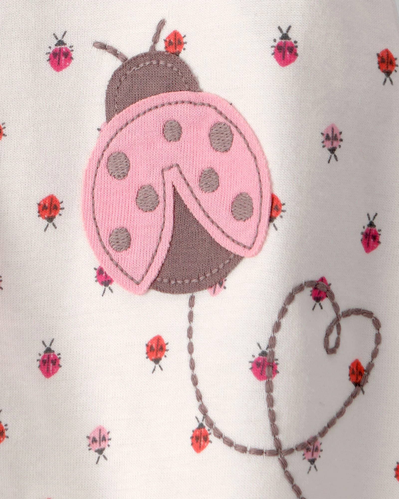 Carter's Короткий комбинезон White Ladybug foto