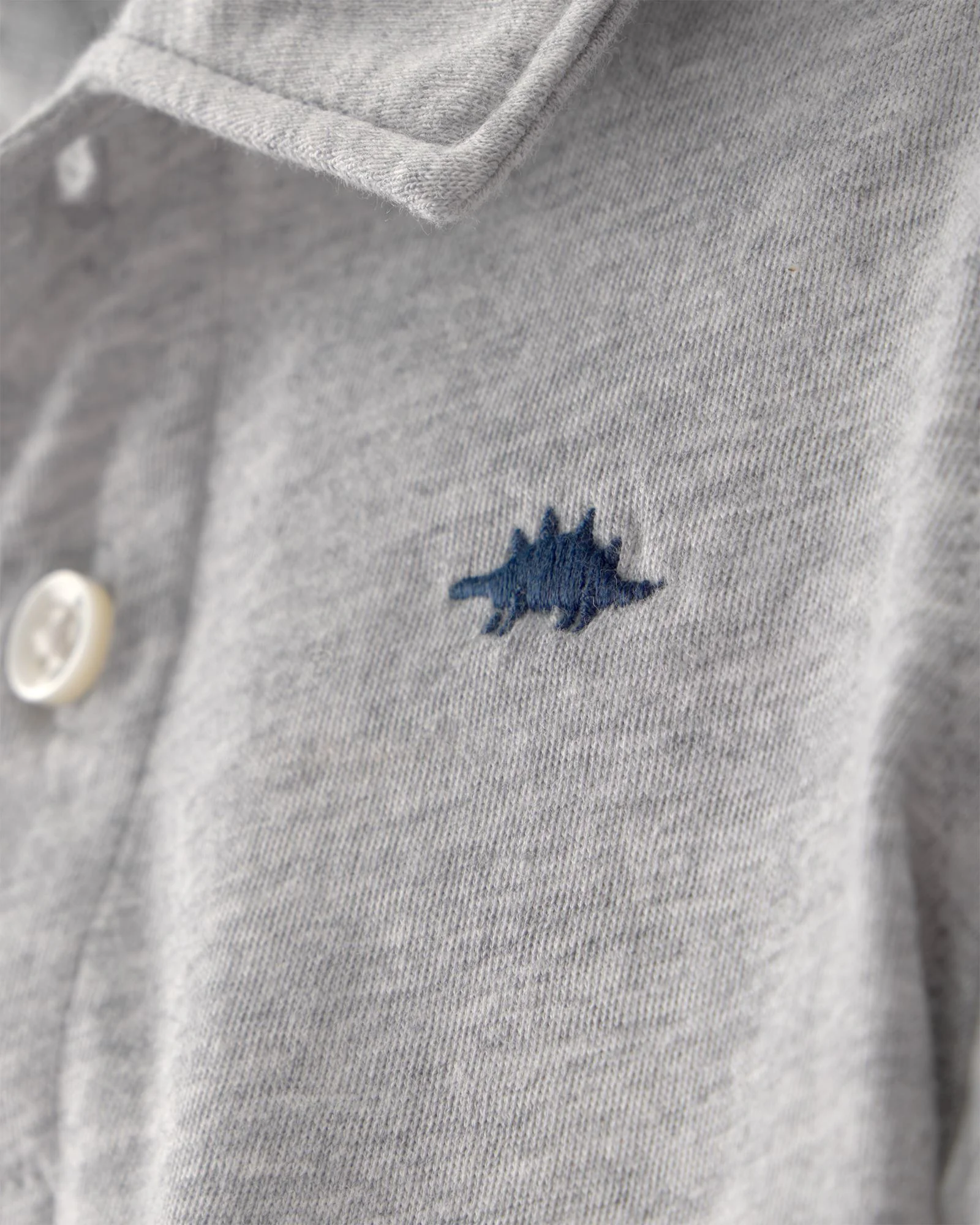 Carter's Set 2 piese Dino Polo - tricou si pantaloni scurti foto