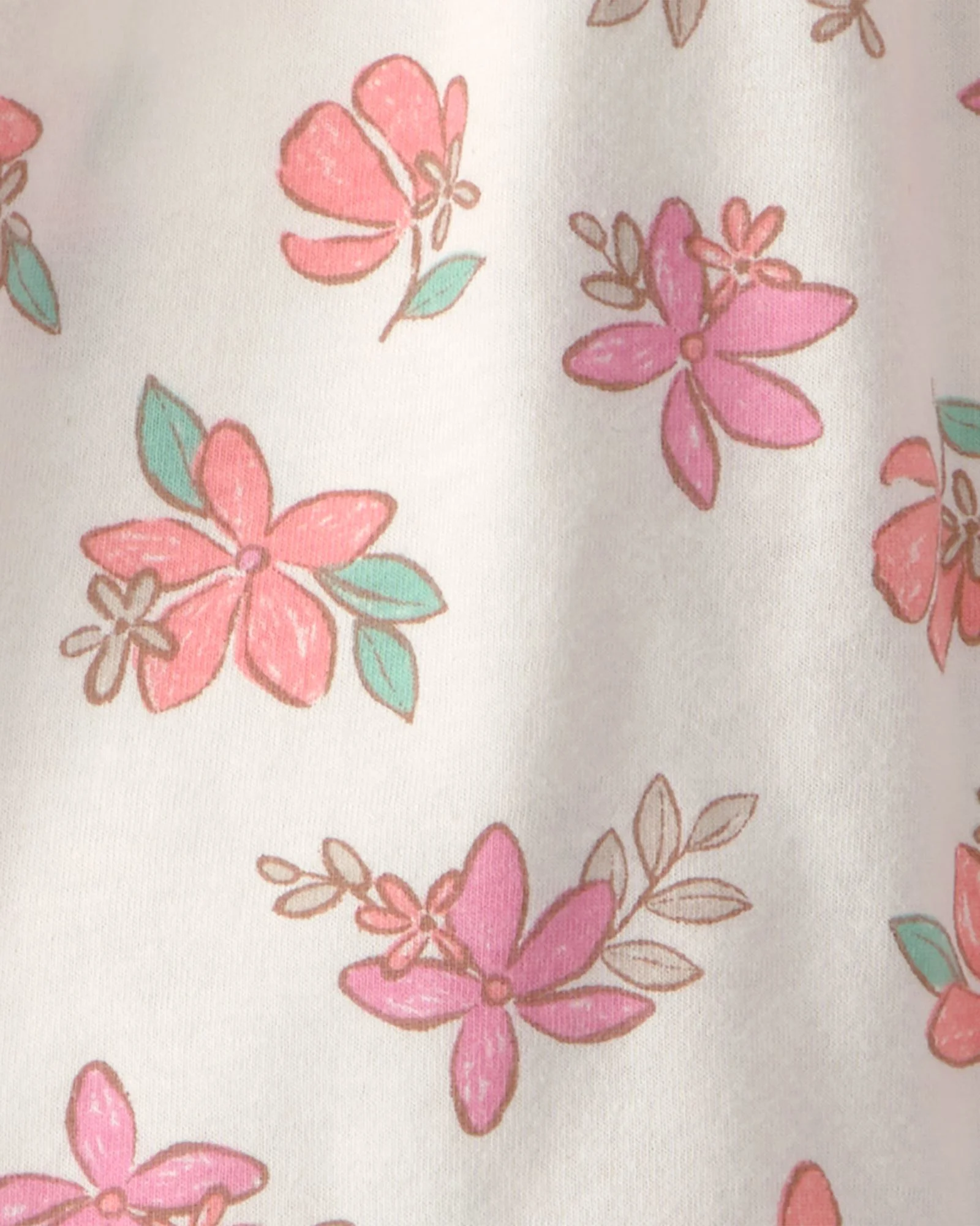 Carter's Комплект 2 в 1 Floral Cream - блузка и шорты foto