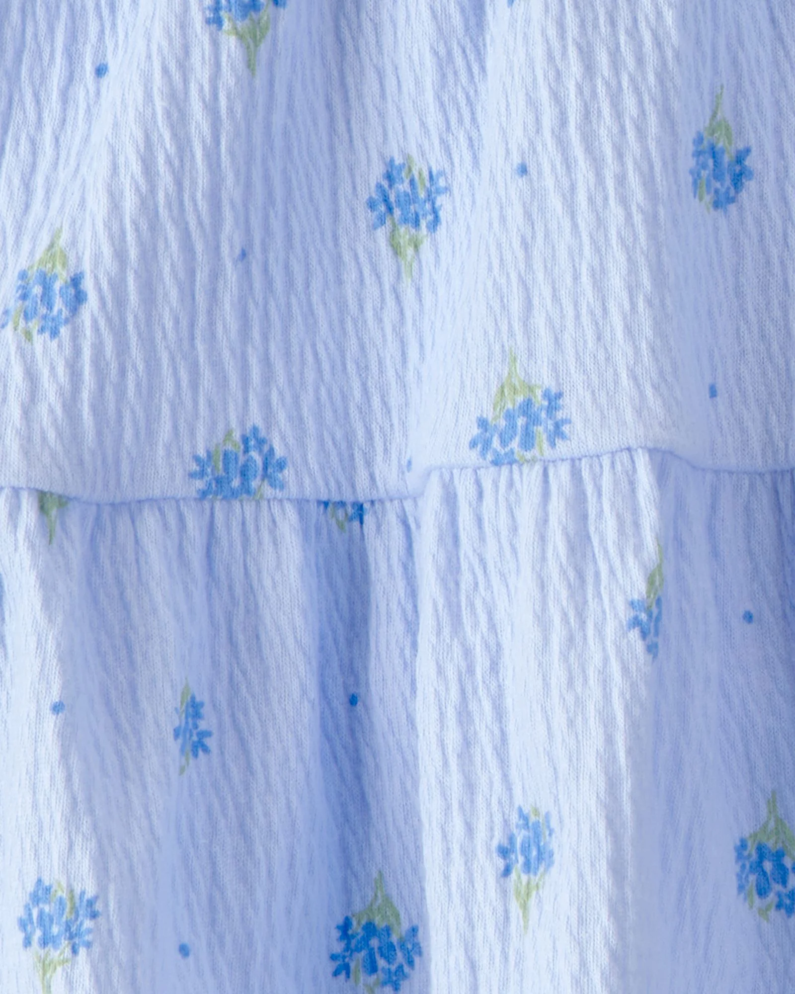 Carter's Комплект 2 в 1 Blue Flower - футболка и юбка-шорты foto