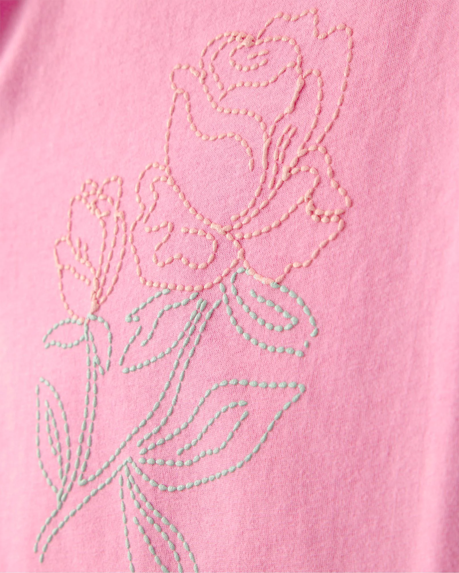 Carter's Set 2 piese Pink Flower - tricou si skort foto