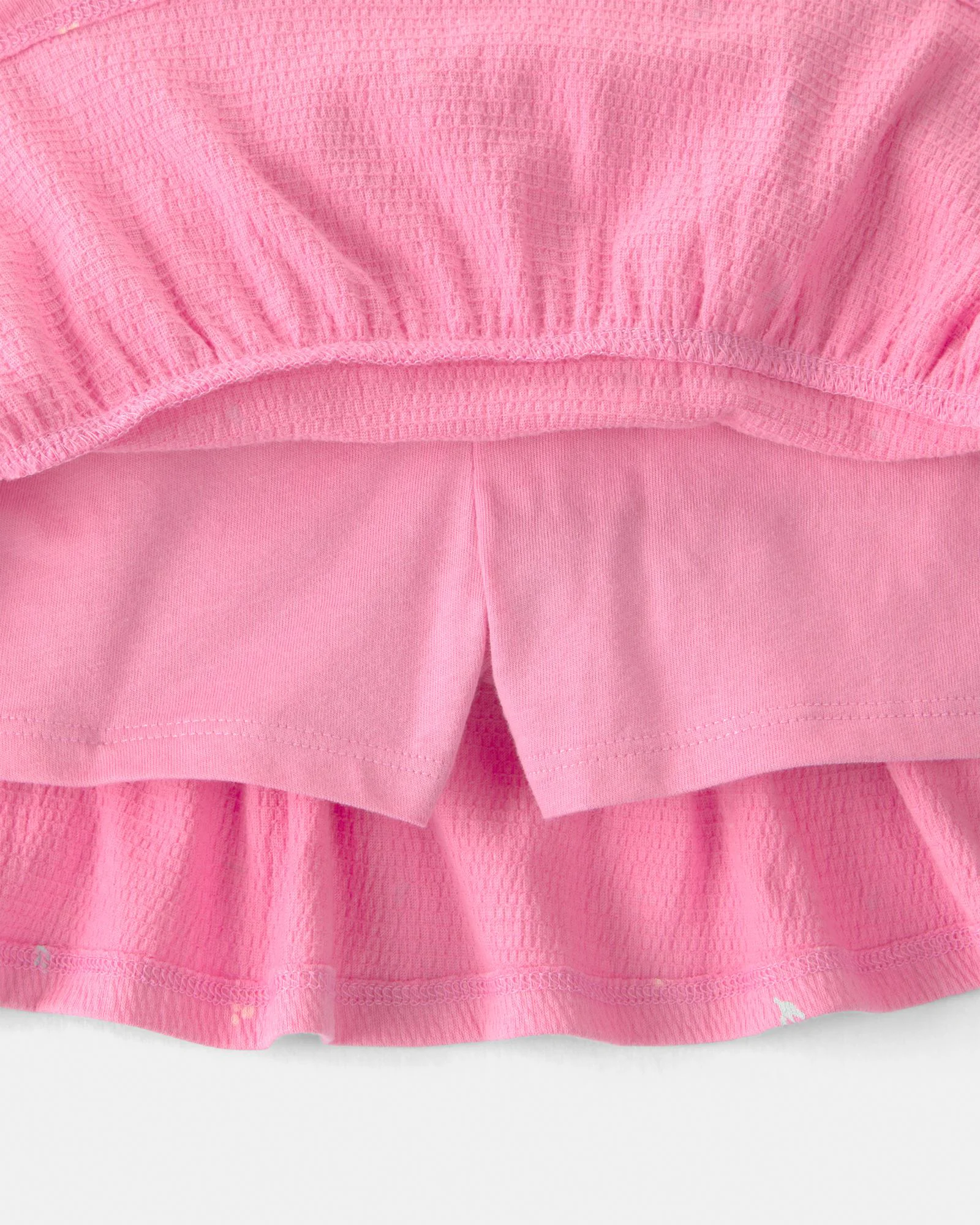 Carter's Set 2 piese Pink Flower - tricou si skort foto