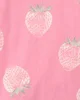 Carter's Хлопковая футболка Strawberry Pink foto