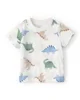 Carter's Set 2 piese Green Dino - tricou si salopeta foto