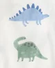 Carter's Set 2 piese Green Dino - tricou si salopeta foto