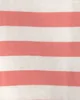 Carter's Set 2 piese Orange Stripe - tricou si salopeta foto