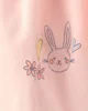 Carter's Set 2 piese Pink Easter - hanorac si skort foto
