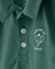 Carter's Set 2 piese Tennis Club Green - polo cu maneca scurta si pantaloni scurti foto