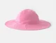 Carter's Palarie reversibila Solid Pink foto
