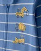 Carter's Pijama din bumbac cu botosei Construction App-Stripes foto