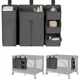 Organizator pentru scutece Lionelo Sidepocket Large Gri foto