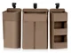 Organizator pentru scutece Lionelo Sidepocket Large Bej foto