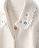 OshKosh Трикотажный кардиган с вышивкой Floral Ivory foto