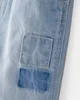 OshKosh Длинный джинсовый комбинезон Patchwork Light Wash foto