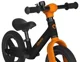 Bicicleta fara pedale Lionelo Toni Negru-portocaliu foto