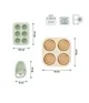 Set dispozitiv de hranire (nibler) & 2 recipiente din silicon Babymoov foto
